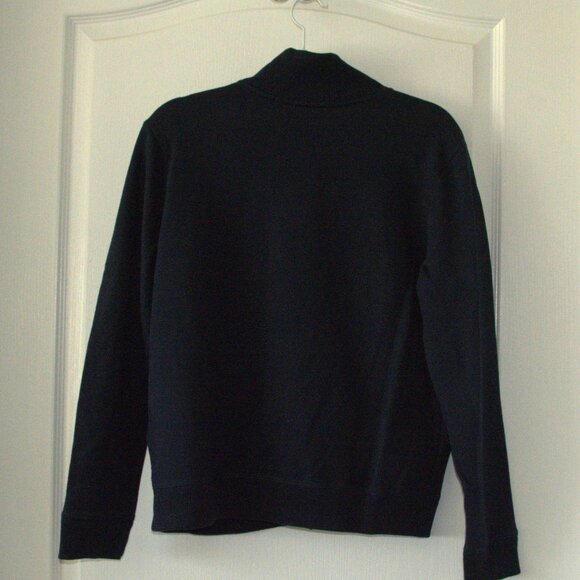 Laure Ralph Lauren Women's Cotton Knit Sweater Cardigan size Large/Navy - Picture 4 of 6